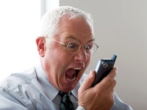 Image: Angry businessman